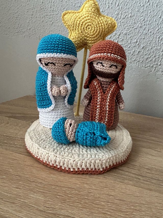 Presepe uncinetto fatto a mano