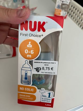 Biberón NUK First Choice+ 0-6 meses