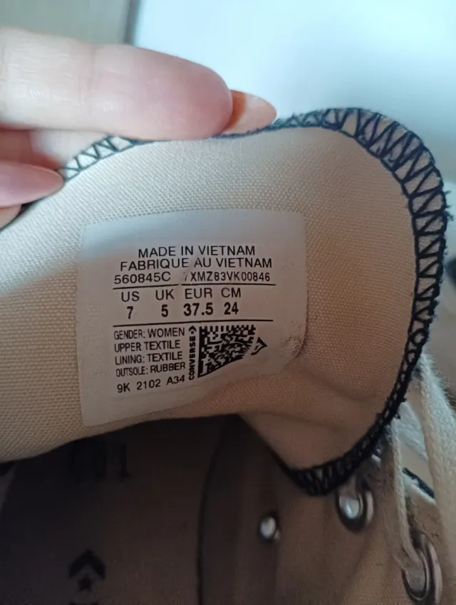 Converse All Star plataforma negras