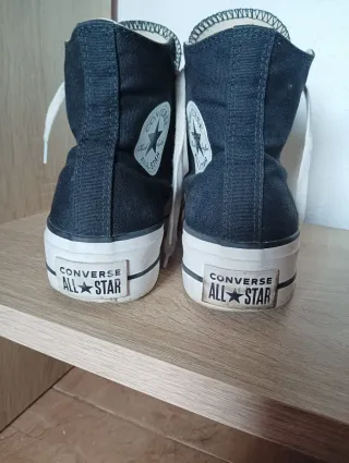 Converse All Star plataforma negras
