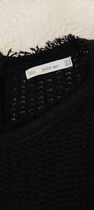 Vestido de punto negro