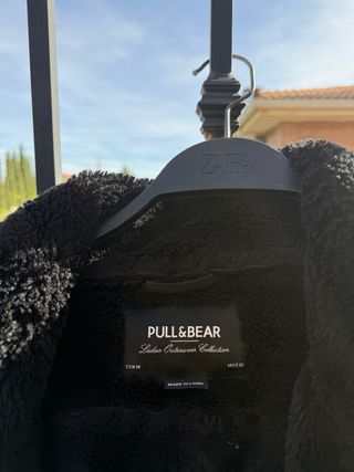 Chaqueta Biker Pull&Bear Negra