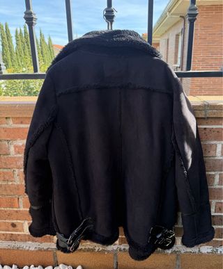 Chaqueta Biker Pull&Bear Negra