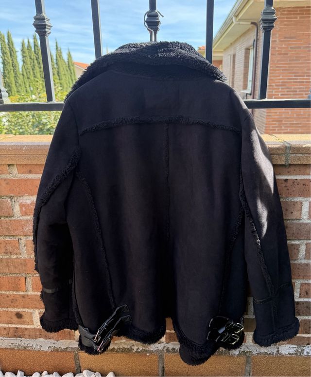 Chaqueta Biker Pull&Bear Negra