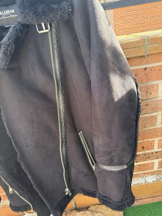Chaqueta Biker Pull&Bear Negra