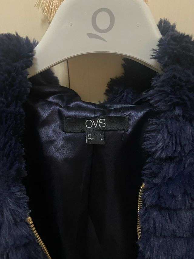 Giubbotto OVS peluche blu