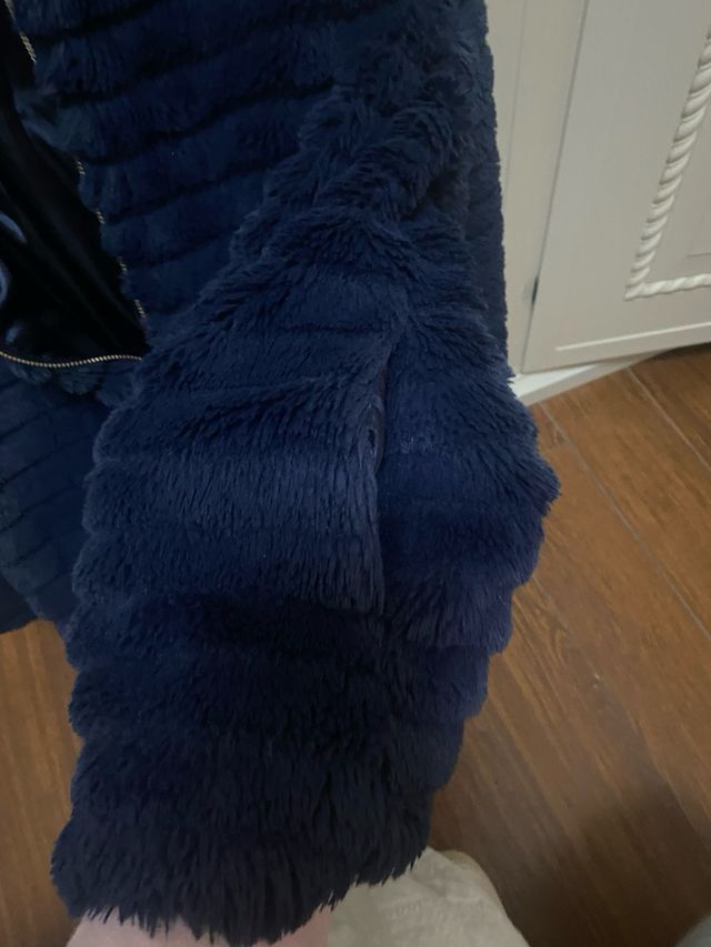 Giubbotto OVS peluche blu