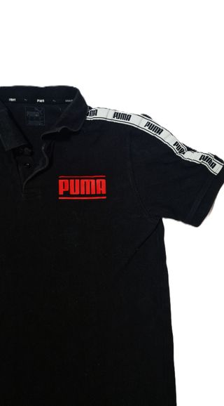Polo Puma Negro Original