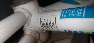 Bicicleta infantil BTWIN blanca y azul