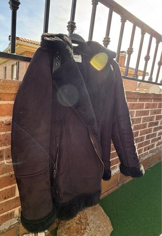 Chaqueta Biker Stradivarius Negra Talla M