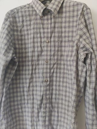 Camicia uomo quadri cotone tg M