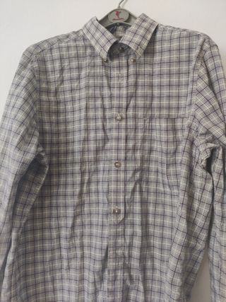 Camicia uomo quadri cotone tg M