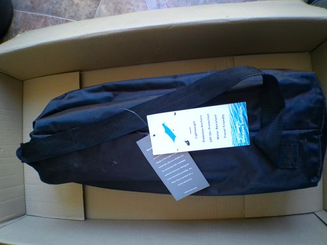 Tienda Playa Neso Azul grande