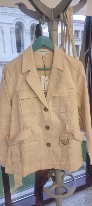 Chaqueta Beige Pedro del Hierro Talla 42