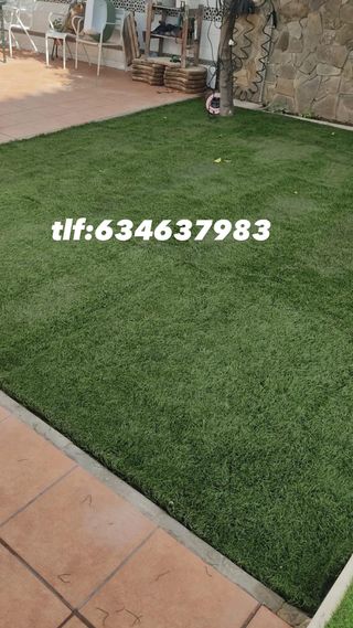 Césped artificial reciclado