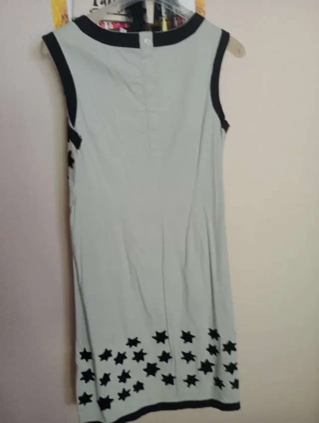 Vestido de algodón con estrellas