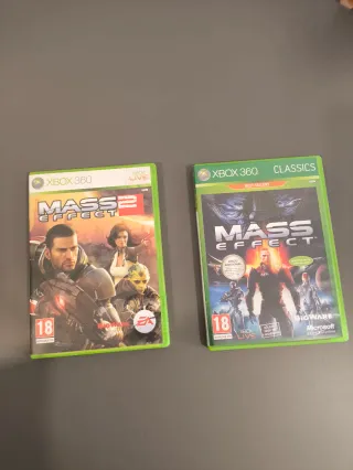 Pack Mass Effect 1 y 2 Xbox 360 como nuevos