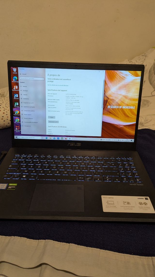 Portátil Asus X571GT Gris