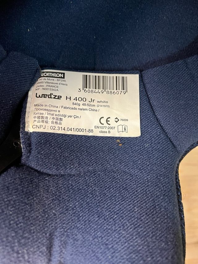 Casco de esquí junior Wed'ze blanco