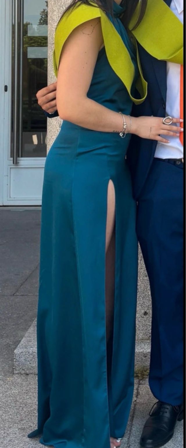 Vestido de fiesta Pura Vida Clothes verde azulado