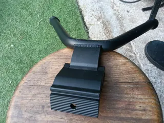 Caballete doble de aluminio para bicicleta o moto