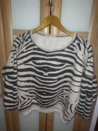 Jersey estampado cebra