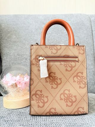 Borsa Guess Beige/Marrone Nuova