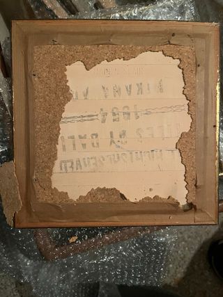 6 azulejos Salvador Dalí. Enmarcados.