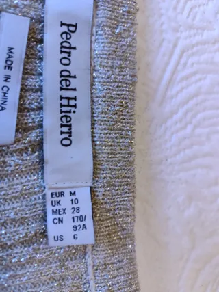 Jersey Pedro del Hierro Beige Dorado Talla M