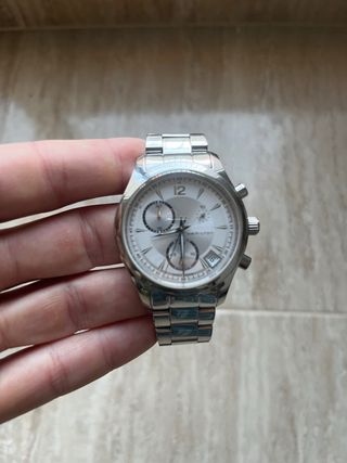 Reloj Hamilton Jazzmaster Chrono Quartz Plata