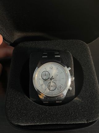 Reloj Hamilton Jazzmaster Chrono Quartz Plata
