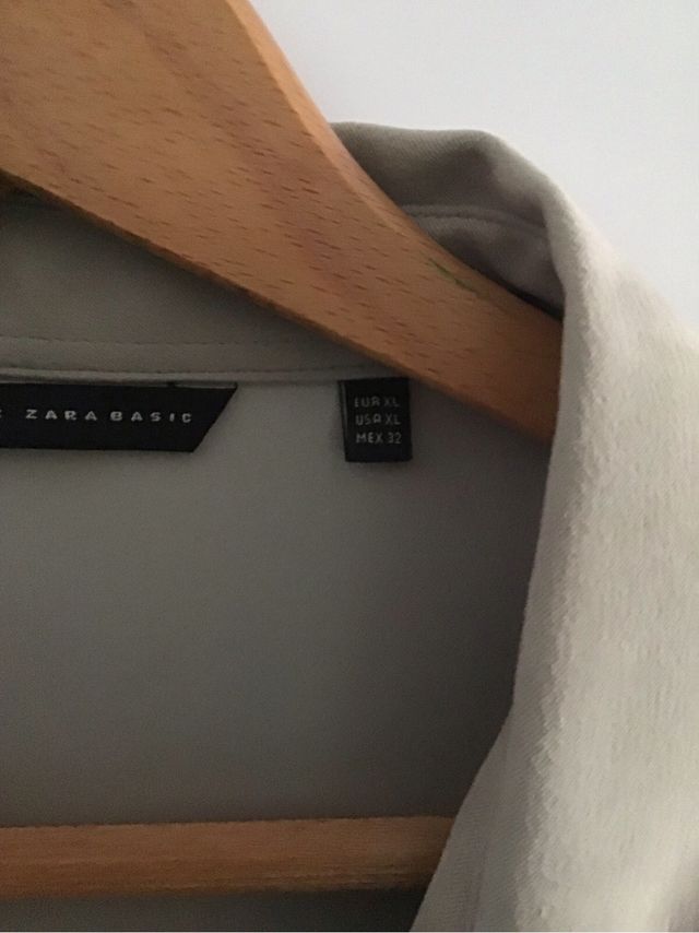 Sobrecamisa Zara Antelina Beige Talla XL