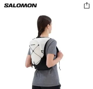Mochila Running/Trekking Salomon 6L blanca NUEVA
