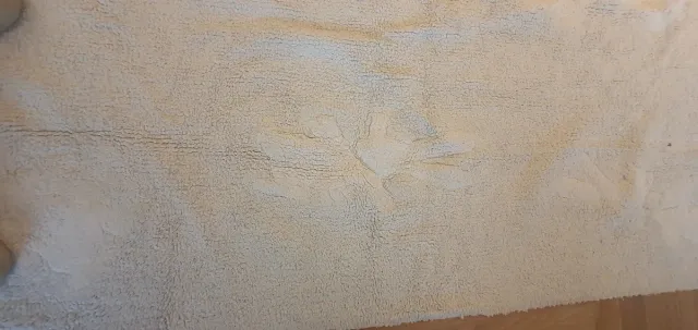 Alfombra infantil azul y blanca