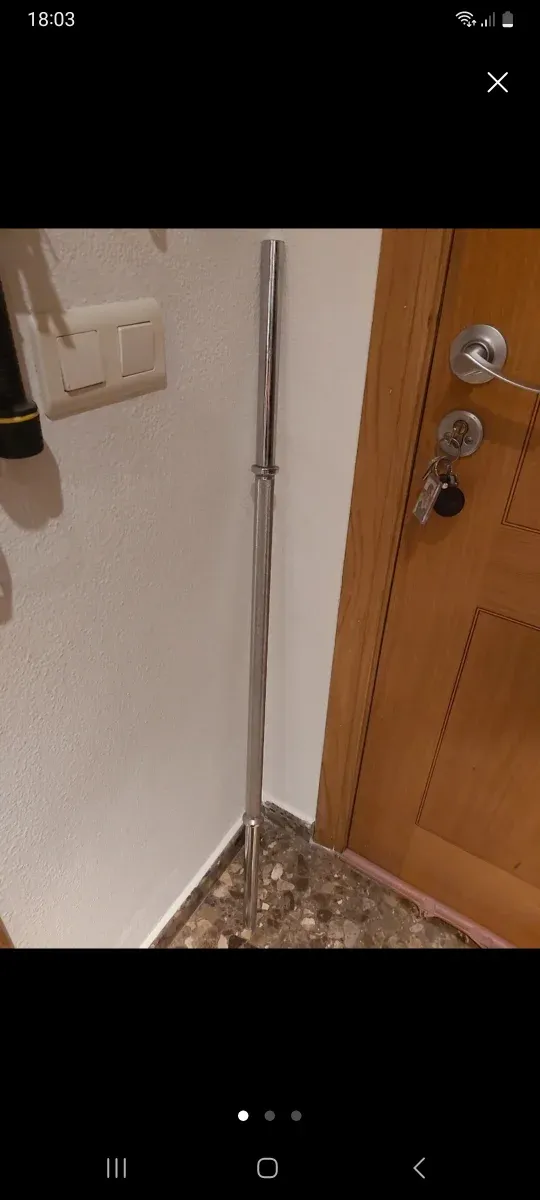 Barra de pesas musculación