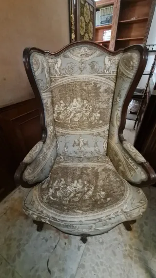 Sillón orejero clásico