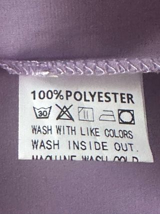 Blusa lila satinada talla L