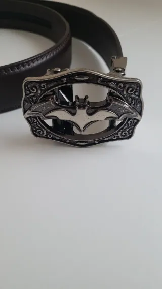 Cinturón Batman Hebilla Plateada