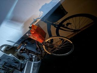 Bicicleta de Paseo con Silla Infantil y Cesta