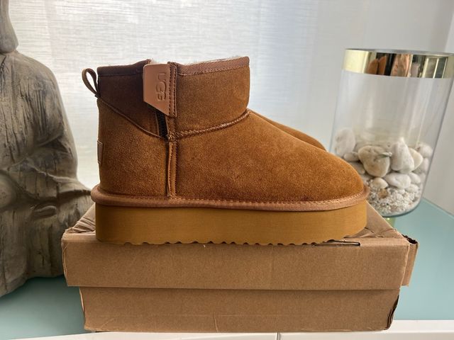 Botas UGG Marrones Plataforma