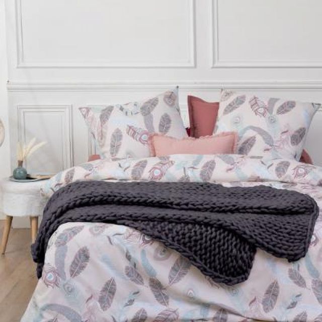 Manta de inverno preta