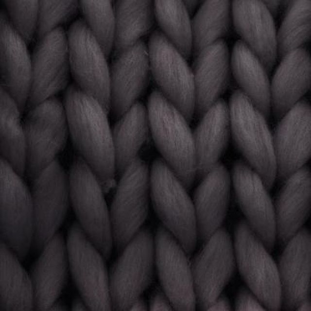 Manta de inverno preta