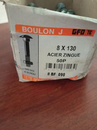 Tornillos metálicos para caja