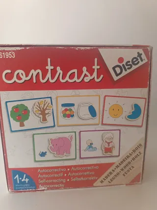 Puzzle madera Diset Contrast 1-4 años