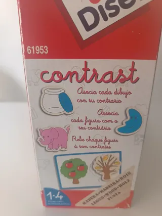 Puzzle madera Diset Contrast 1-4 años