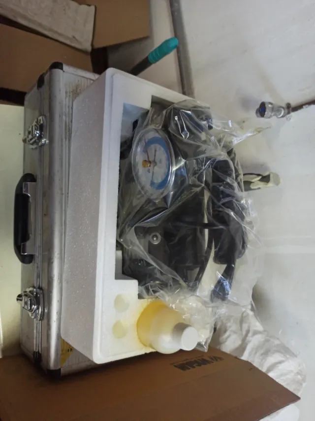 Wigam bomba de vacío con vacuómetro