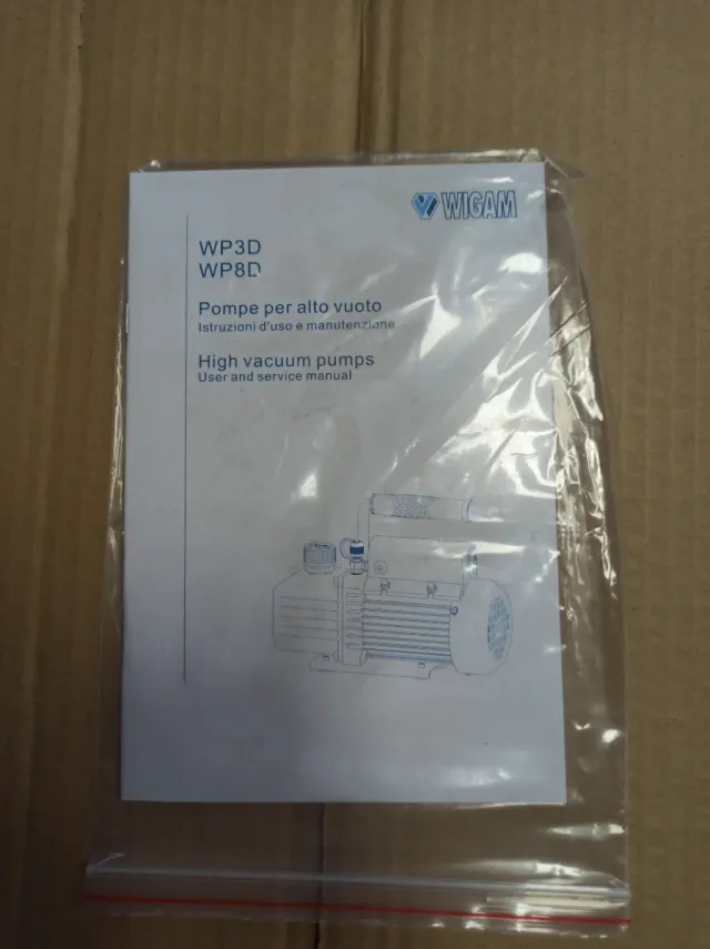 Wigam bomba de vacío con vacuómetro