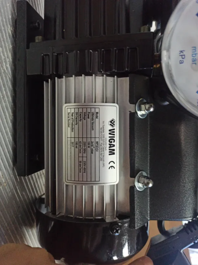 Wigam bomba de vacío con vacuómetro