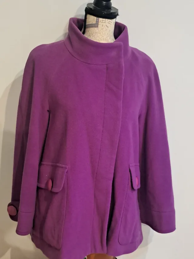 Chaquetón Morado Mujer