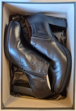 Nero Giardini, stivaletto tacco 7 taglia 40.Nero.